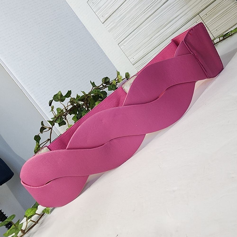 Barbie Hot Pink Wide Stretch Belt New - Picture 2 of 7
